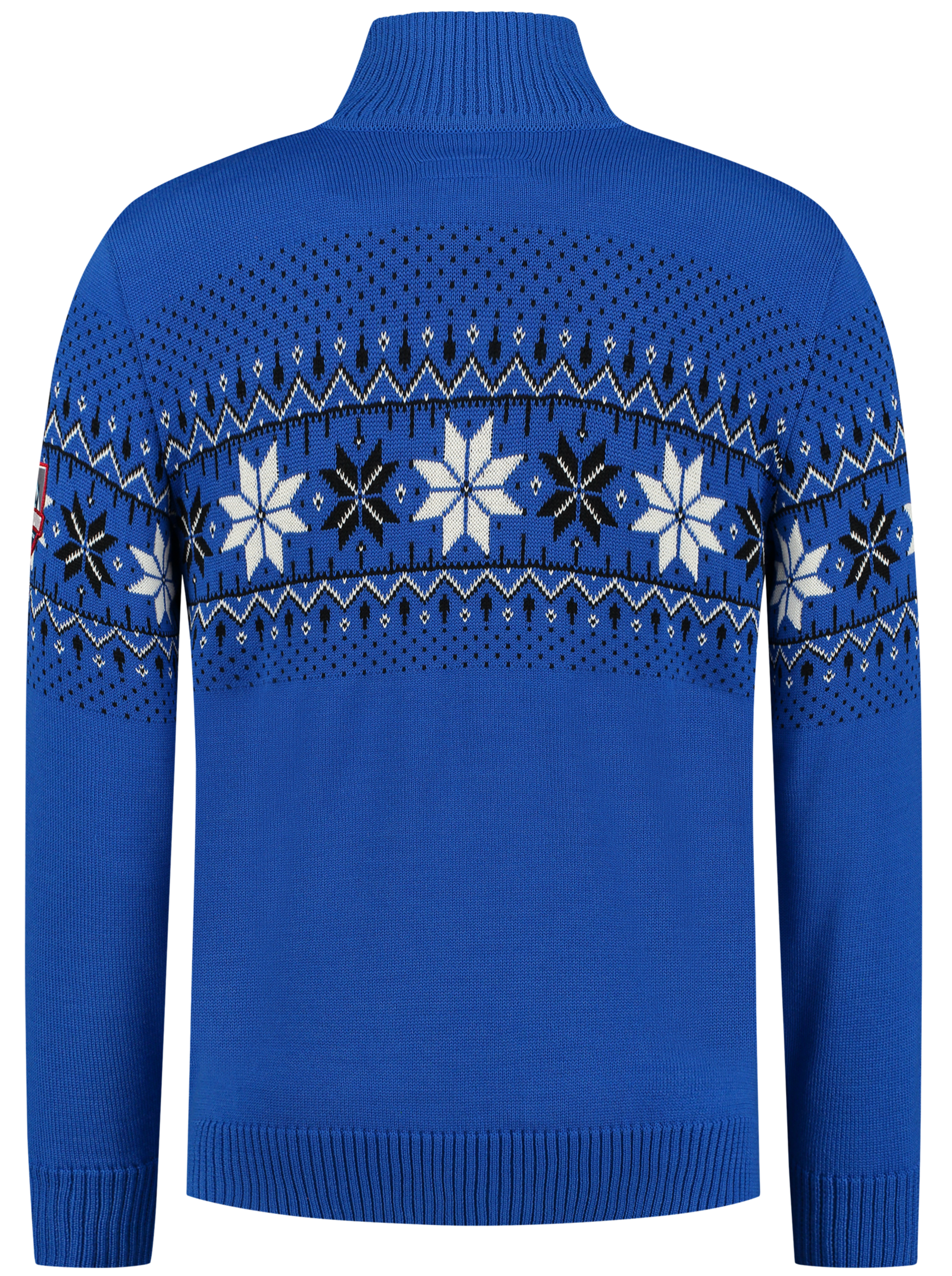 John Brillant Norwegian Mens Pullover Merino, Blue