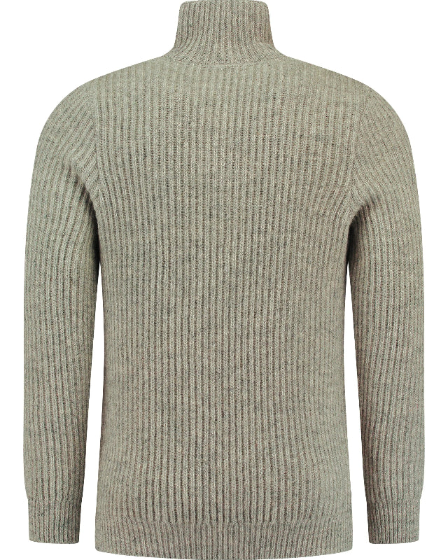 Hard wearing rib sweater, grey