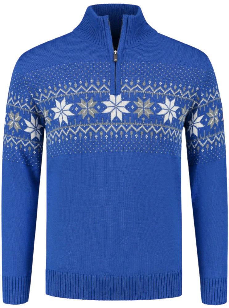 Noorse heren trui - fijn gebreid - Merino wol