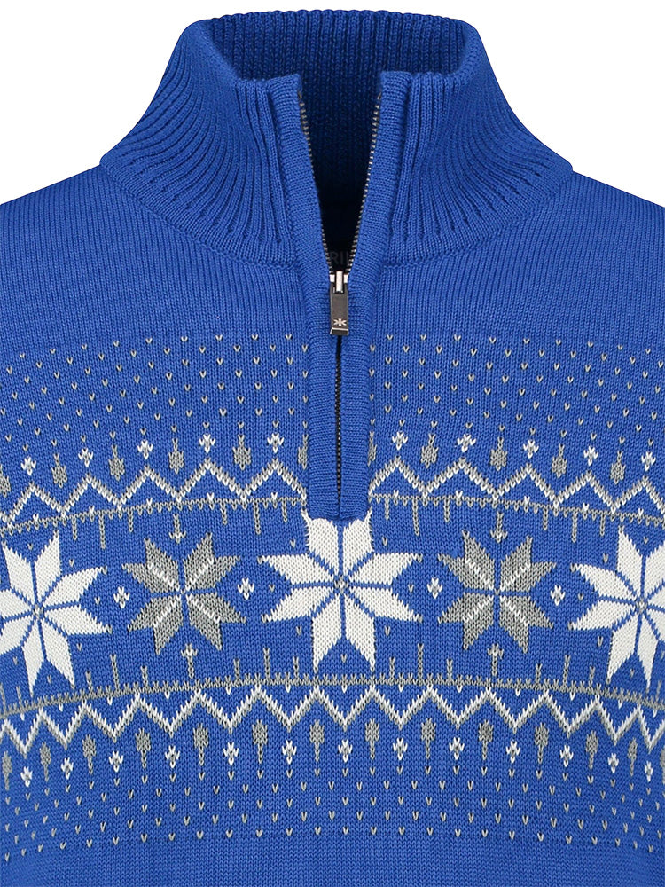 Noorse heren trui - fijn gebreid - Merino wol