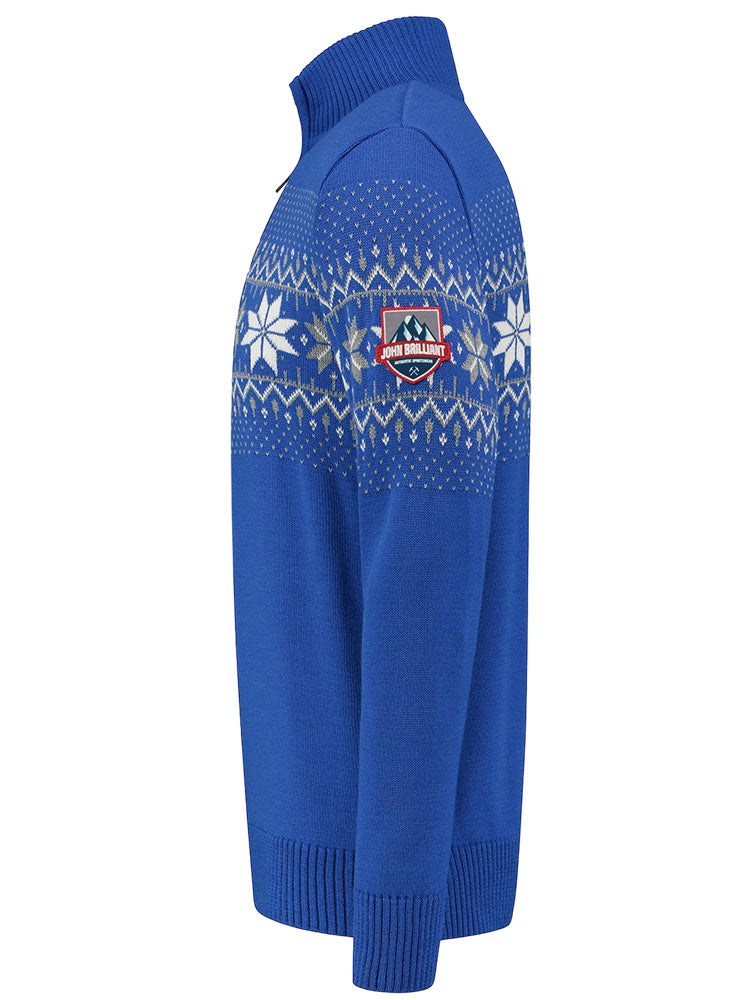 Noorse heren trui - fijn gebreid - Merino wol