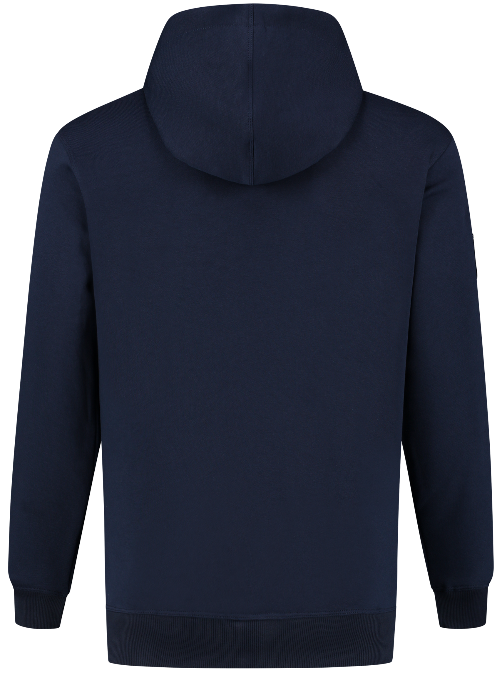 John BrillantHoodie sweatshirt with nautical print, darkblue