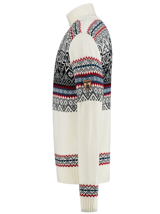 Pullover Merino Nordic, off-White