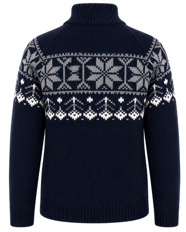 Norfinde Norwegian Wool Zip Cardigan – Grey