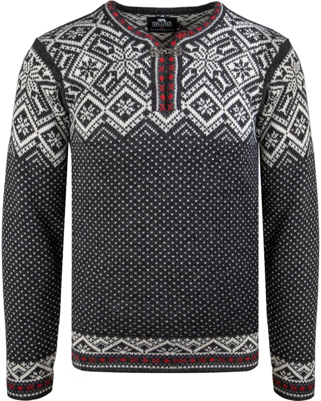 Retro Norwegian sweater, Charcoal