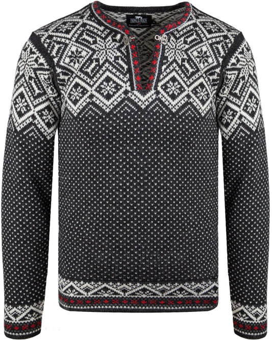 Retro Norwegian sweater, Charcoal