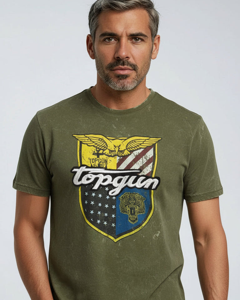Top Gun T-shirt “Insignia” green