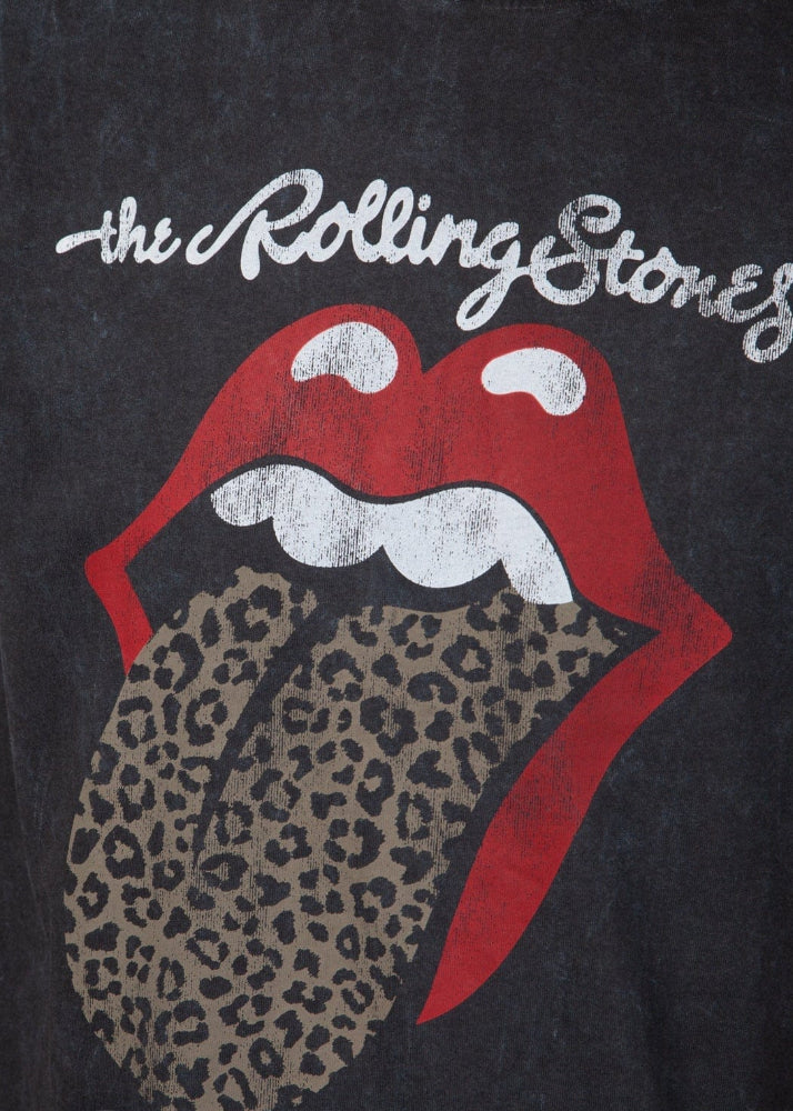T-shirt The Rolling Stones "Leopard Tongue" Darkgrey