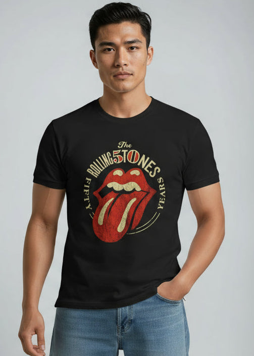 T-shirt The Rolling Stones black