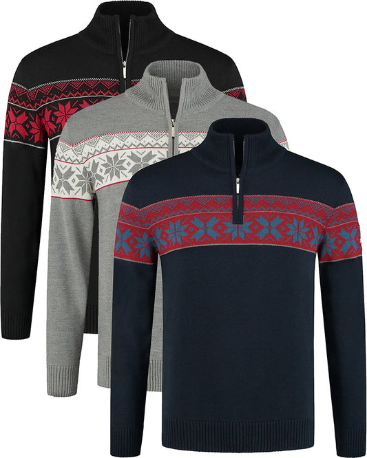 Noorse heren trui Ullgenser- fijn gebreid - Merino wol