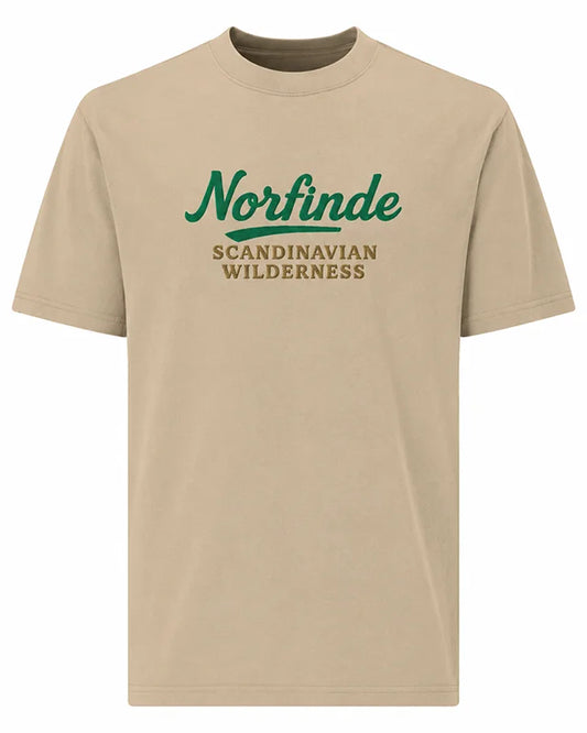 Norfinde Heritage Oversized T-Shirt – Scandinavian Style - Camel