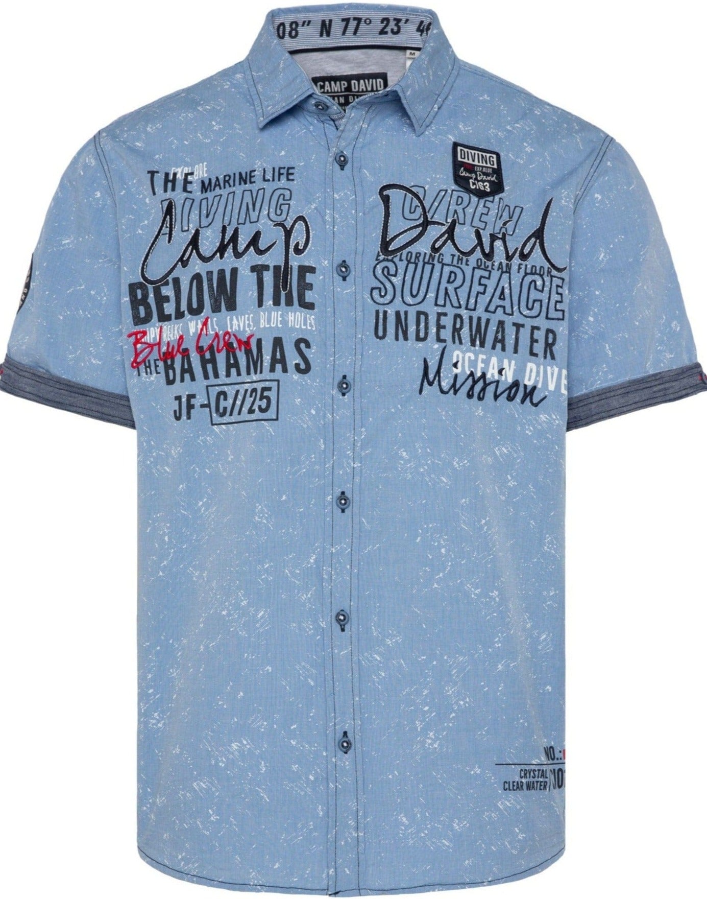Camp David Shirt short sleeve Ocean Dive