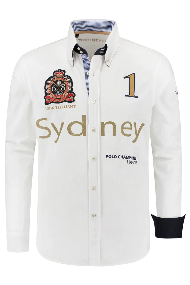 John Brillant Shirt Polosport Sydney, white