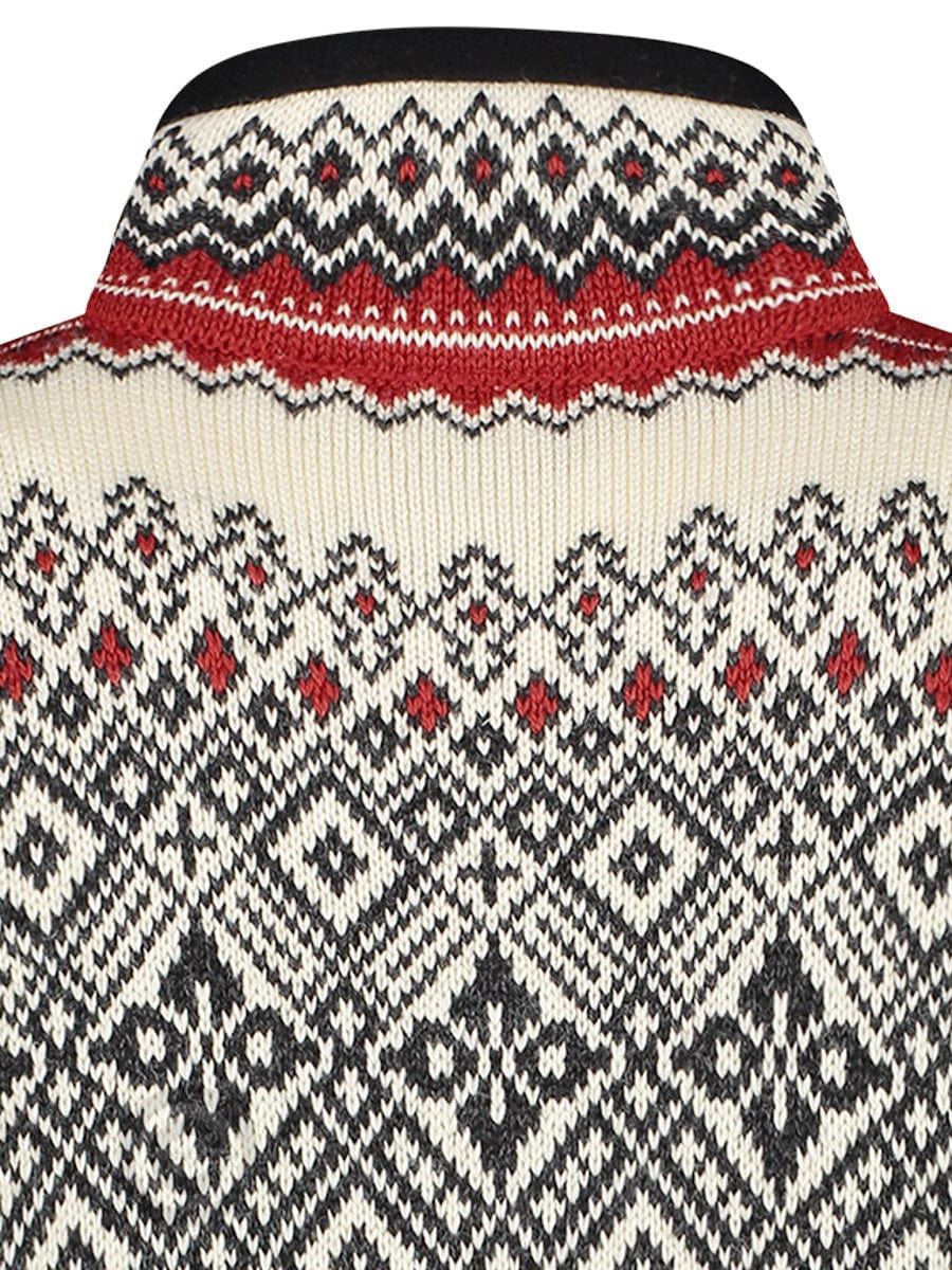 NorfindeNordic zip sweater, Traditional Charcoal