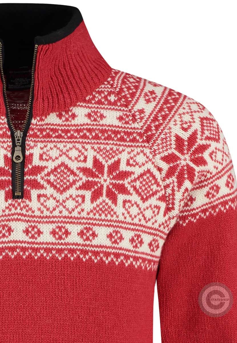 Norfinde Norwegian sweater in Setesdals design made of 100% pure wool