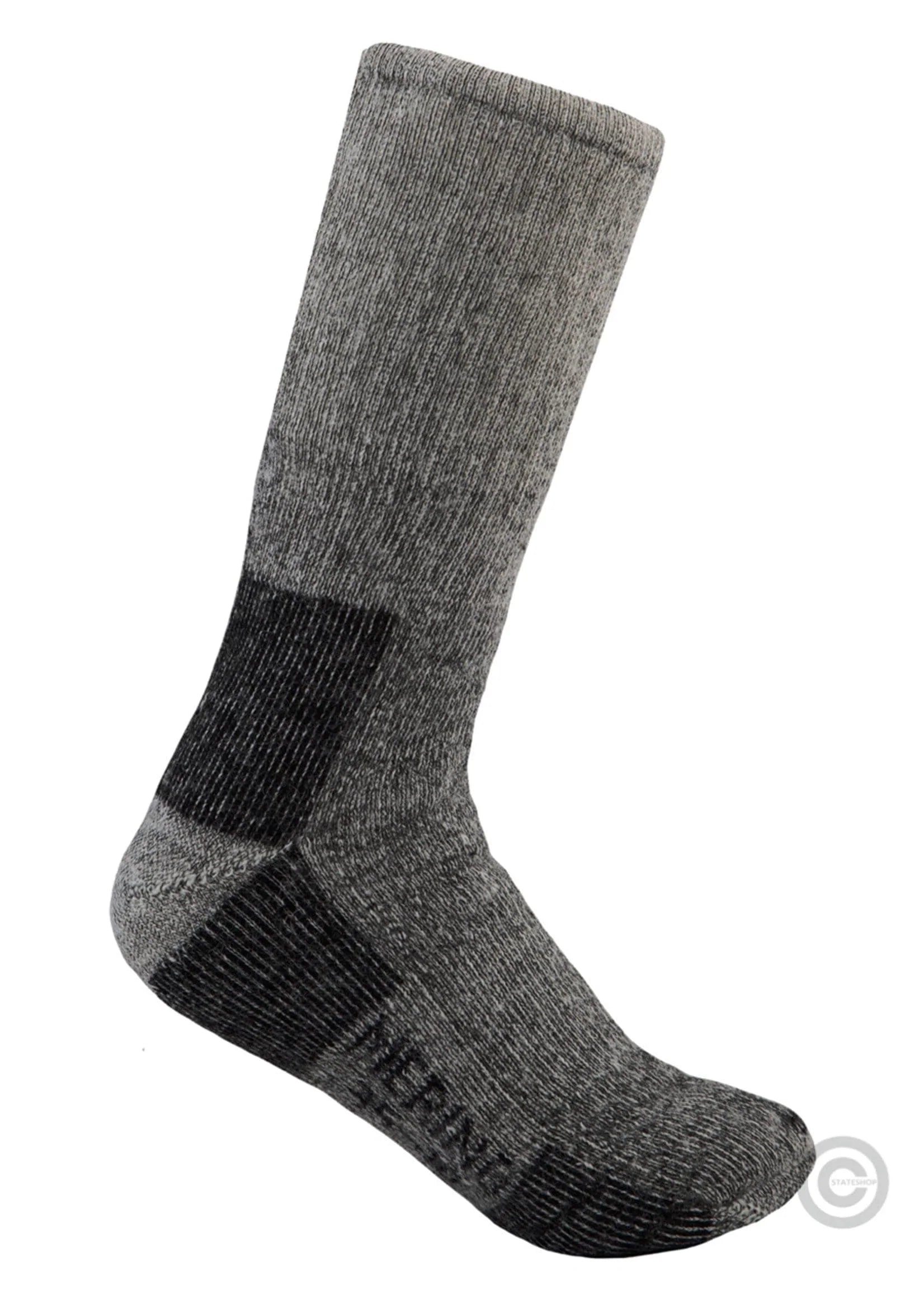 Norfinde Trekking wool socks, grey/black