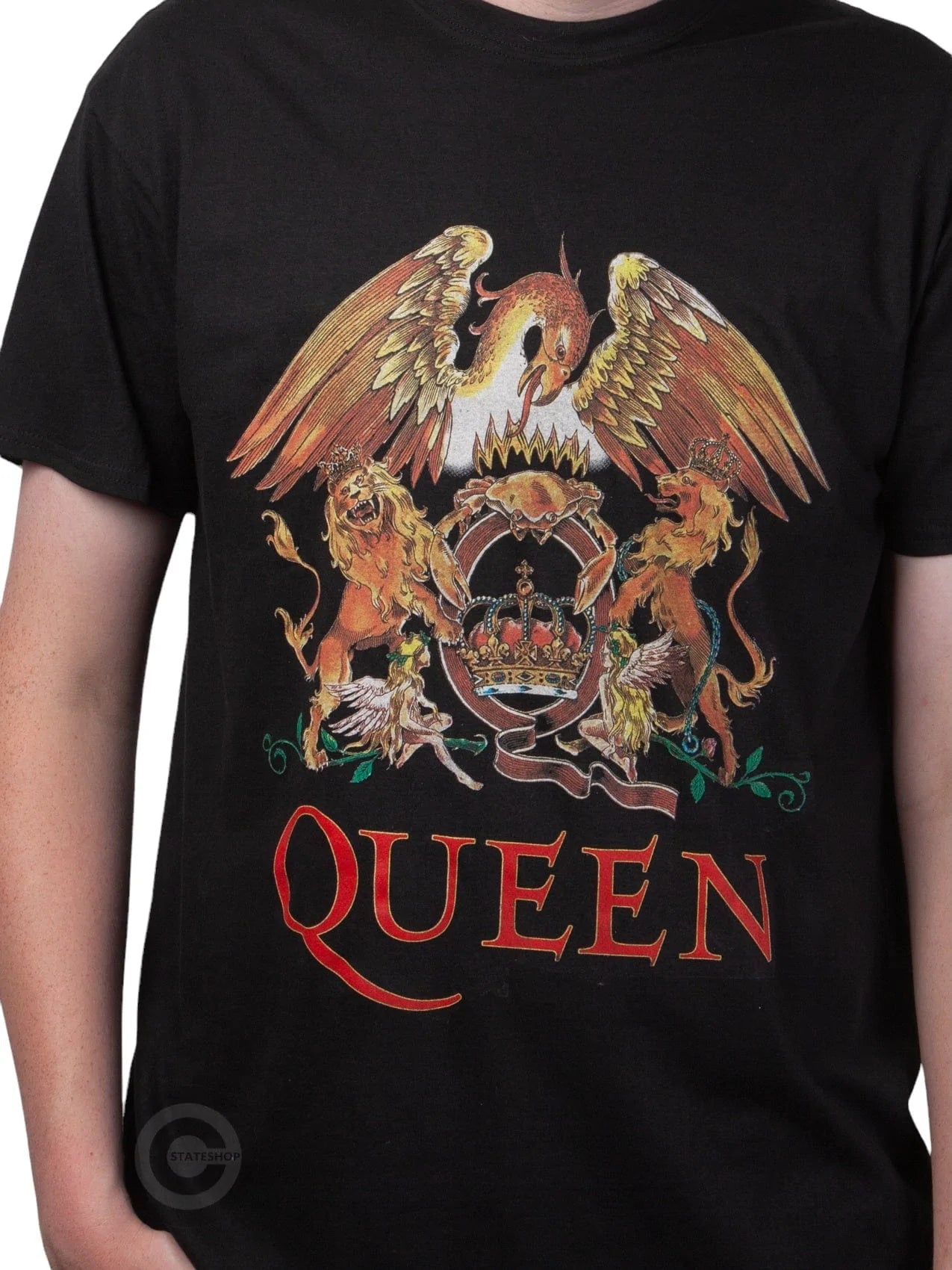 RockstarzT-shirt Queen "Classic Crest" Black