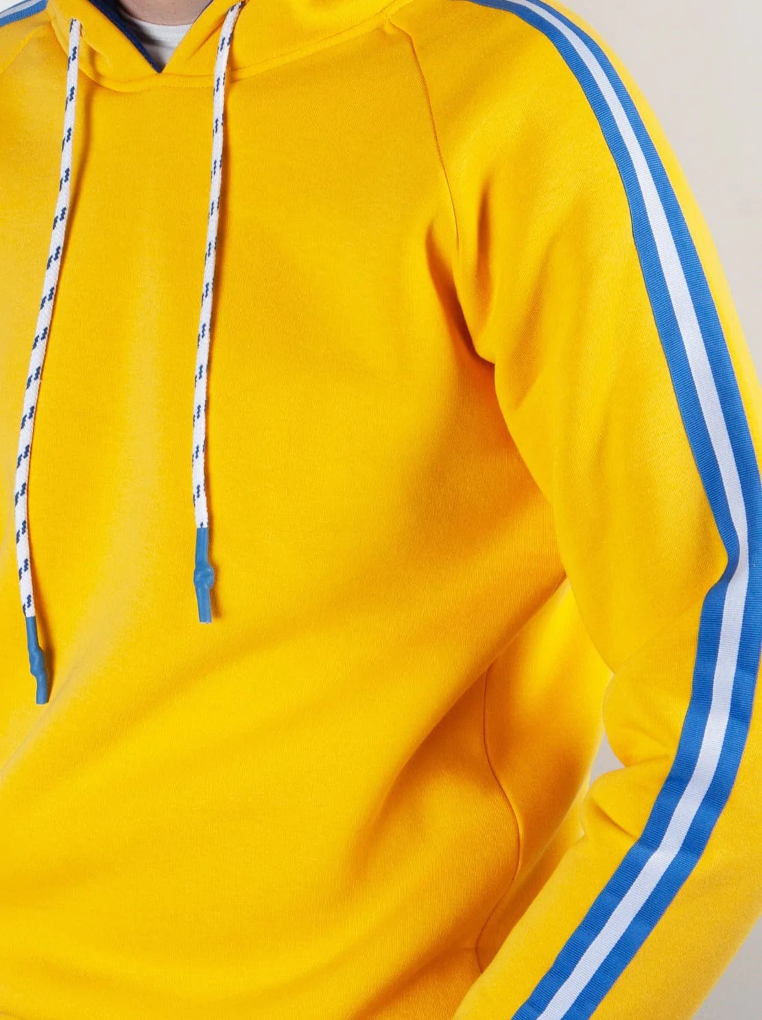 Top GunHoodie Sweatshirt "Logo Stripe" yellow