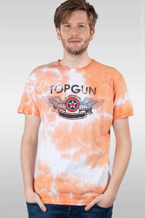 Top Gun T-Shirt "American Icon" camouflage, orange