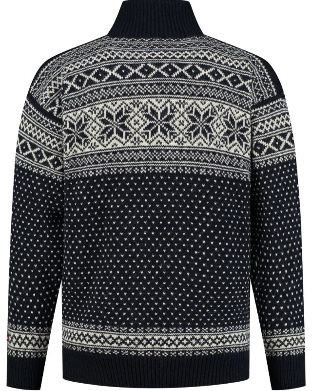 Cardigan made of 100% pure new Norwegian wool, darkblue