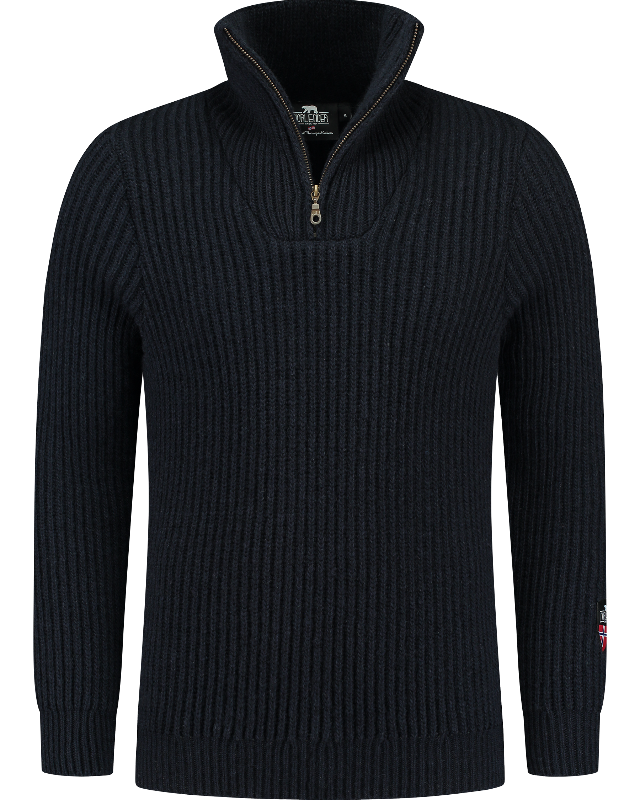 Hard wearing rib sweater, darkblue