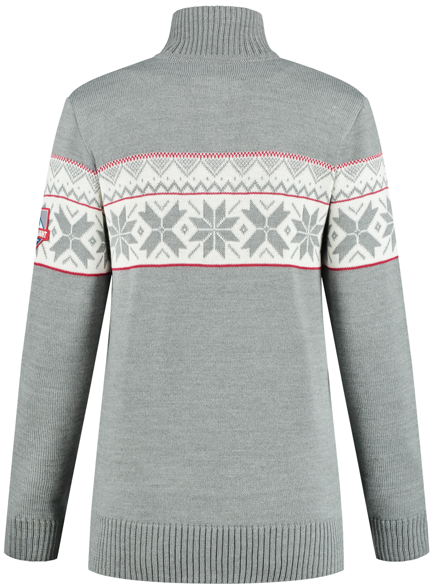 John Brillant Norwegian Womens Pullover Ullgenser, grey