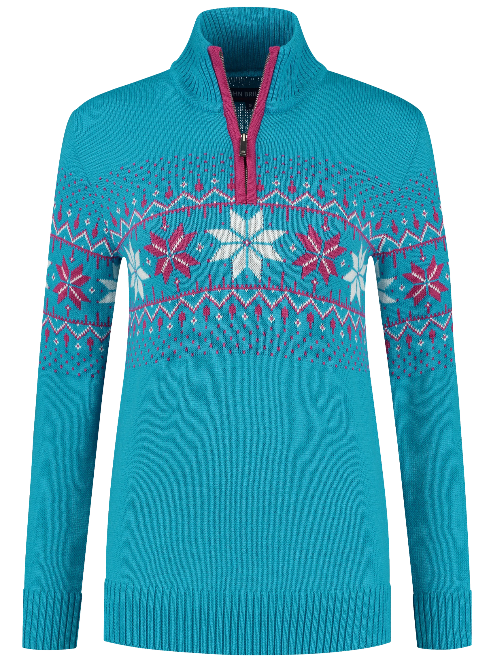 John Brillant Norwegian Womens Pullover Fargerik, blue