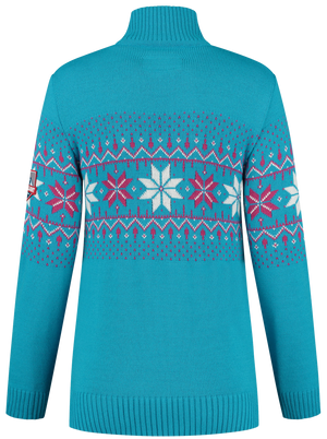 John Brillant Norwegian Womens Pullover Fargerik, blue