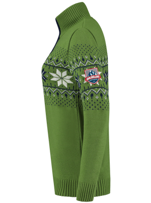 John Brillant Norwegian Womens Pullover Fargerik, green