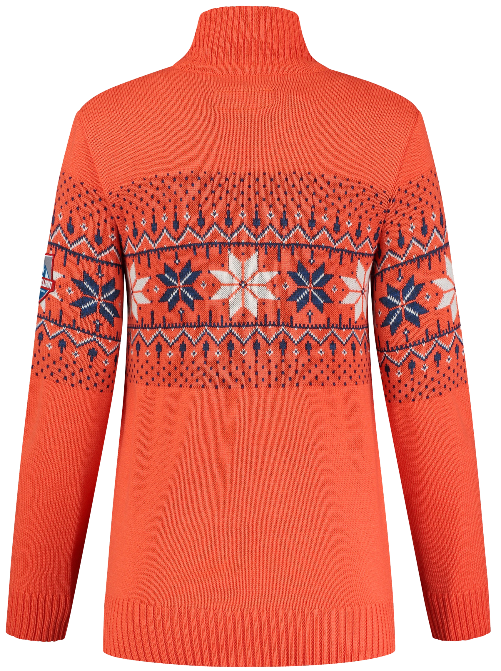 John Brillant Norwegian Womens Pullover Fargerik, orange