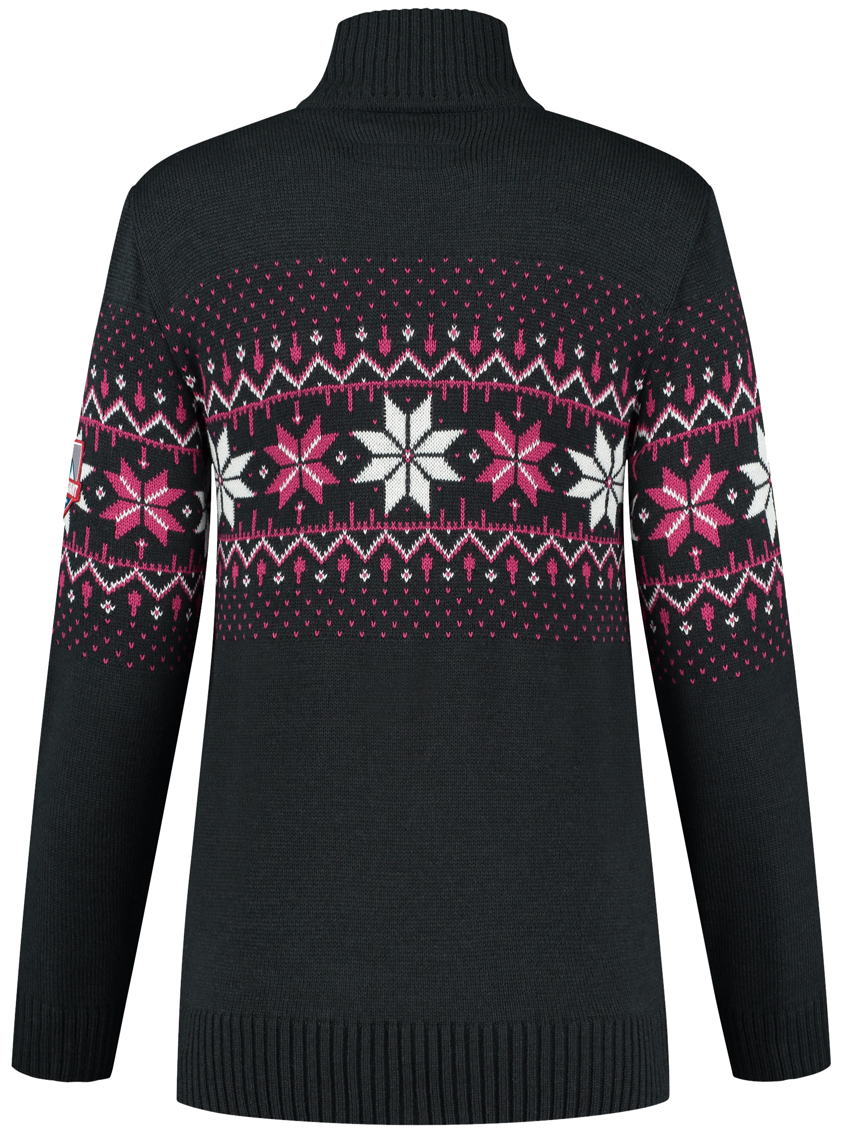 John Brillant Norwegian Womens Pullover Fargerik, black