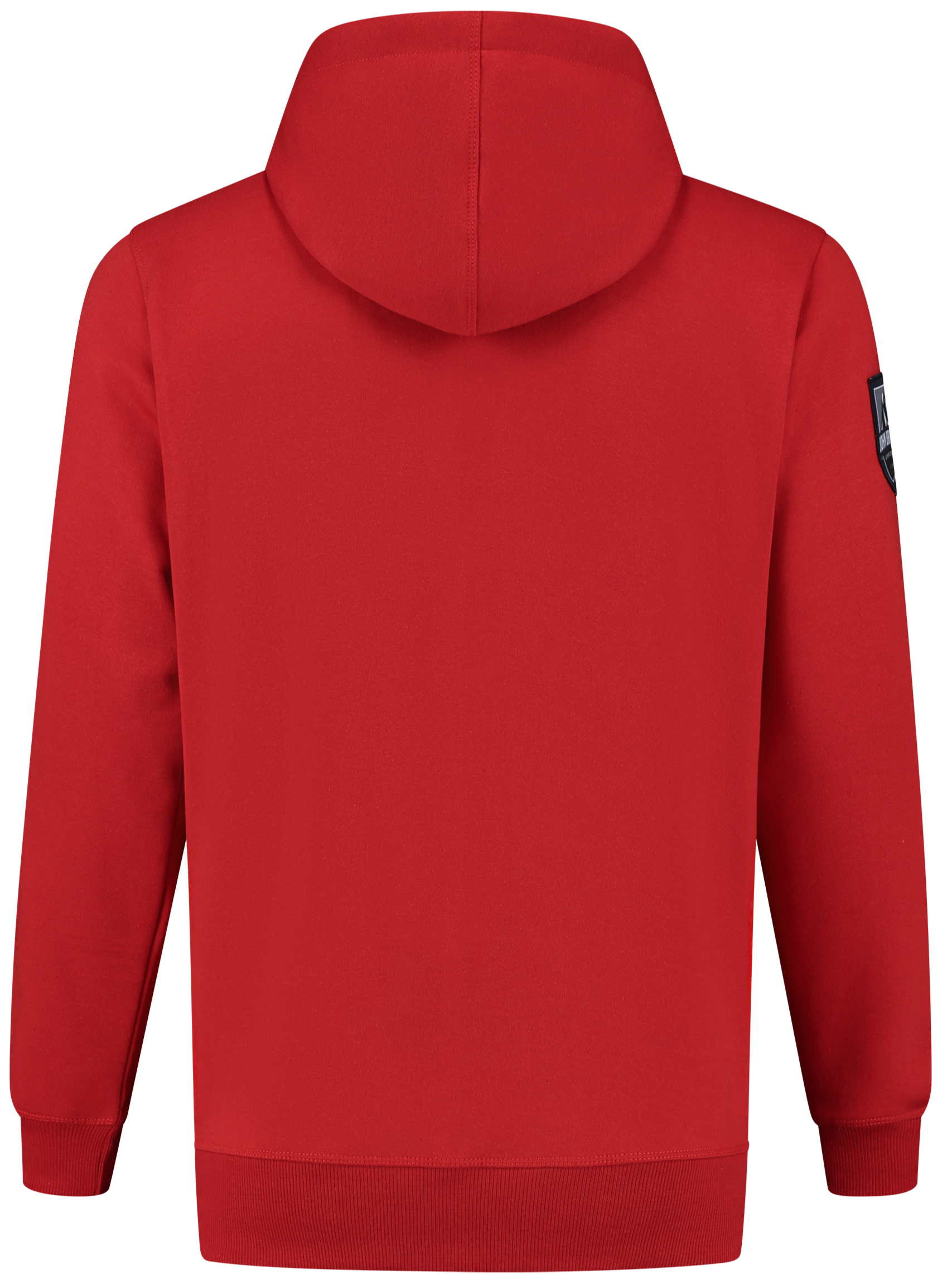John BrillantHoodie sweatshirt with nautical print, Red