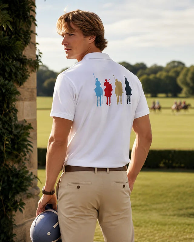 John Brilliant Champion Polo – Refined Style with a Sporting Legacy - White