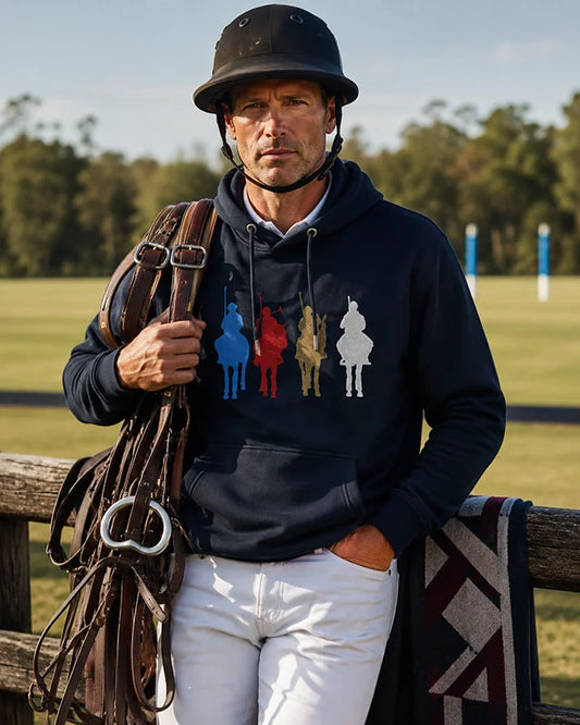 John Brilliant Polo Heritage Eco Hoodie - Navy