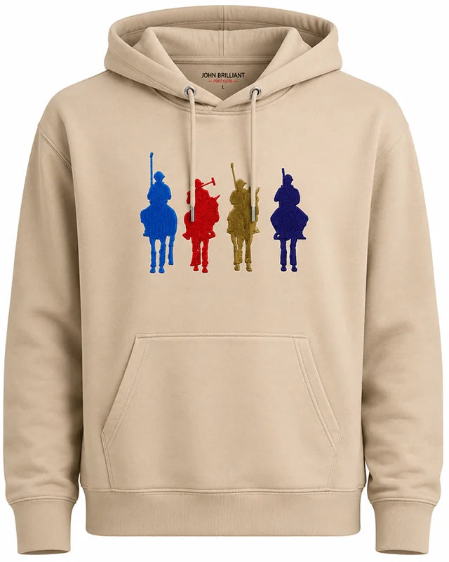 John Brilliant Polo Heritage Eco Hoodie - Sand