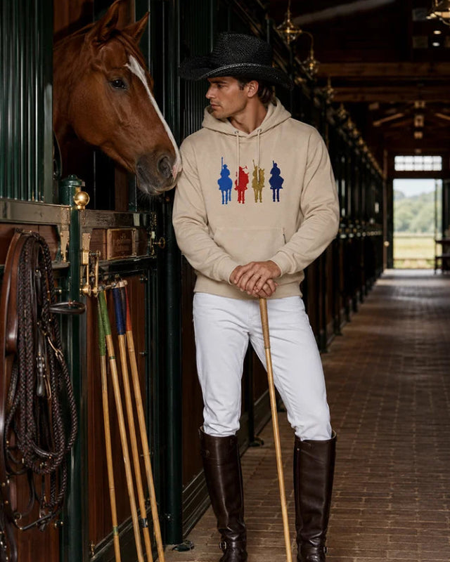 John Brilliant Polo Heritage Eco Hoodie - Sand