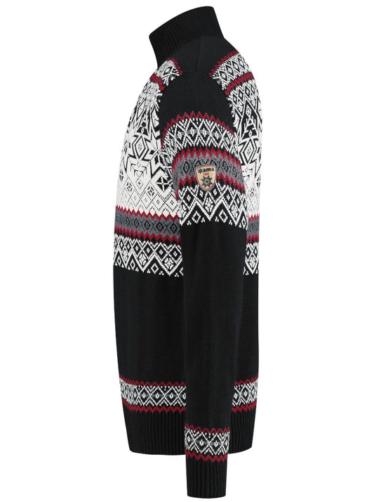 Pullover Merino Nordic, black