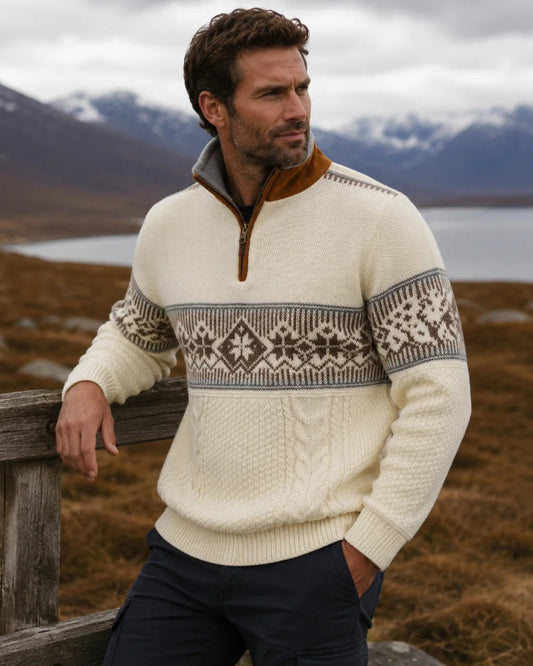 Nordic Polar Sweater, off-White