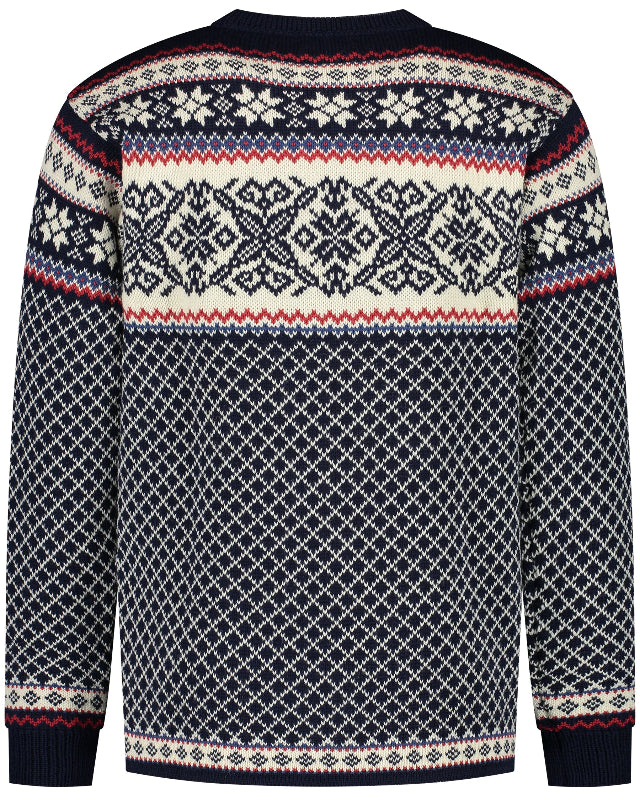 Nordic crew neck Sweater, darkblue