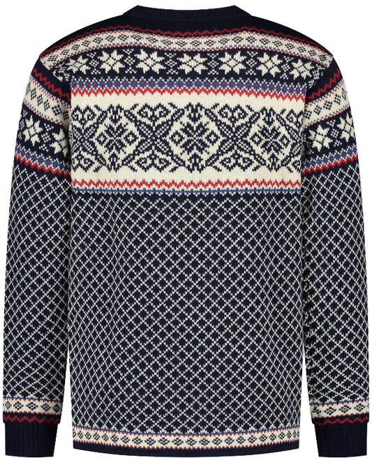 Nordic crew neck Sweater, darkblue