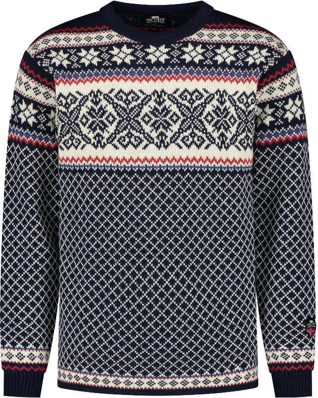 Nordic crew neck Sweater, darkblue