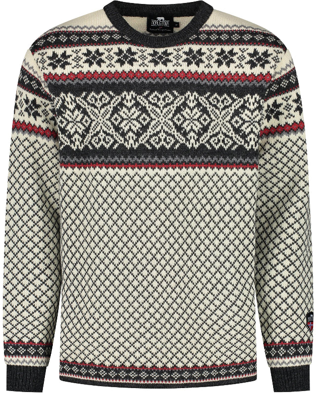 Nordic crew neck Sweater, off-White
