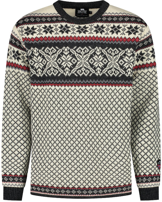 Nordic crew neck Sweater, off-White