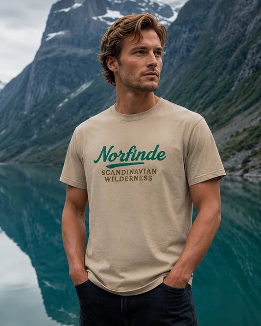 Norfinde Heritage Oversized T-Shirt – Scandinavian Style - Camel