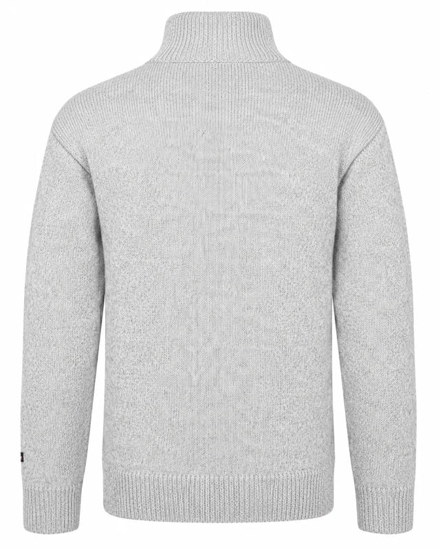 Norfinde Noorse wollen elandentrui – Off-white halve rits