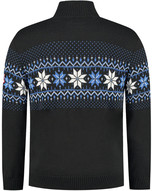 Norwegian Mens Pullover Merino, Black