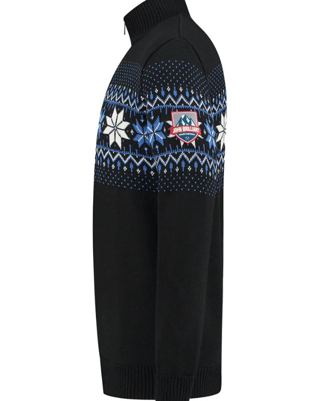 Norwegian Mens Pullover Merino, Black