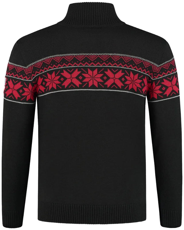 Norwegian Mens Pullover Ullgenser, black