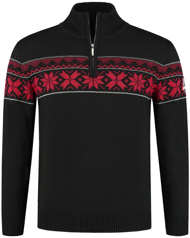 Norwegian Mens Pullover Ullgenser, black