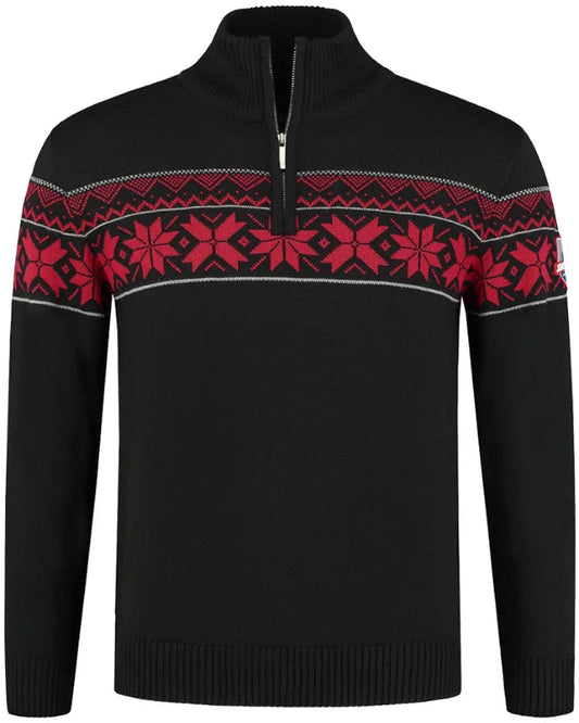 Norwegian Mens Pullover Ullgenser, black